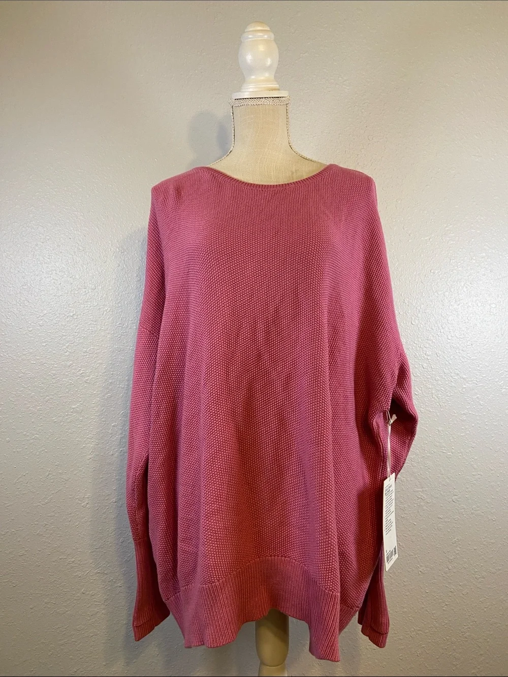 Lululemon Athleisure Cozy Oversized Cashlu Crossover Back Sweater Size 20 NEW